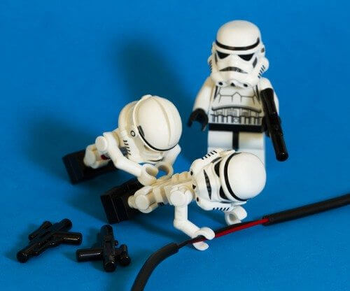 dangers of being an electrician lego